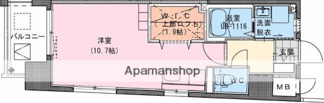 RIVIERE CHAMP 宮田町(ワンルーム/5階)の間取り写真