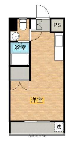 ガーデンプラザ(ワンルーム/3階)の間取り写真