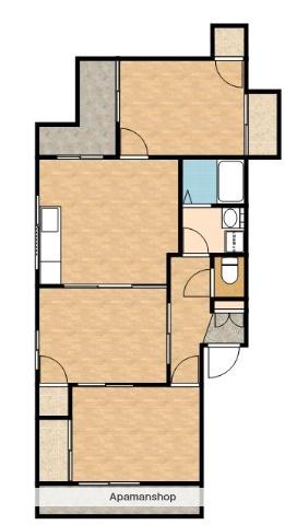 フォレストヒルズ(3LDK/2階)の間取り写真