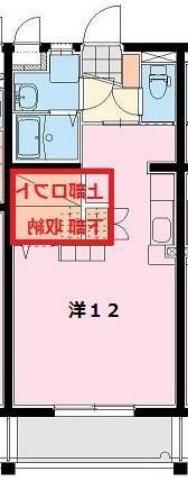 ALBERO BELLO K3(ワンルーム/2階)の間取り写真