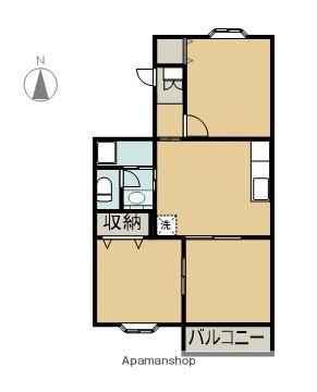 CITY NOVA(3DK/2階)の間取り写真