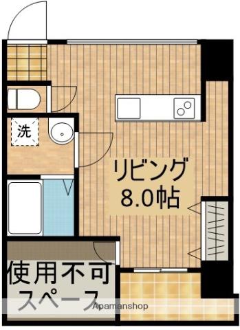 ニューサンシャインビル(ワンルーム/3階)の間取り写真