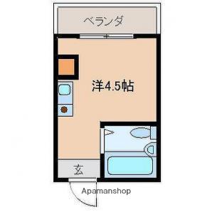 M-CITY恒久(ワンルーム/7階)の間取り写真