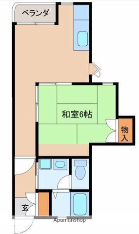 ファーストライフ大塚(1LDK/3階)の間取り写真