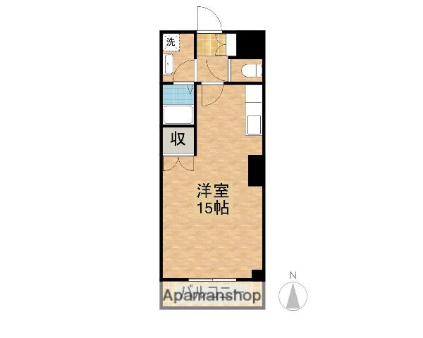 シャンテ恒久(ワンルーム/4階)の間取り写真