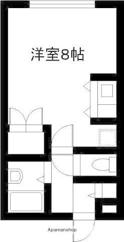 ステージドア(ワンルーム/3階)の間取り写真