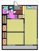 アイン宮崎(2LDK/5階)の間取り写真