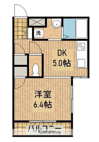 キャンパスCITY丸山(1DK/3階)の間取り写真