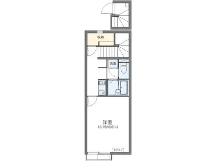 レオネクスト今江さくらⅧ(1K/2階)の間取り写真