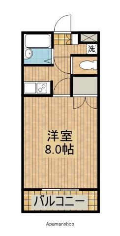 セラフィム(1K/5階)の間取り写真