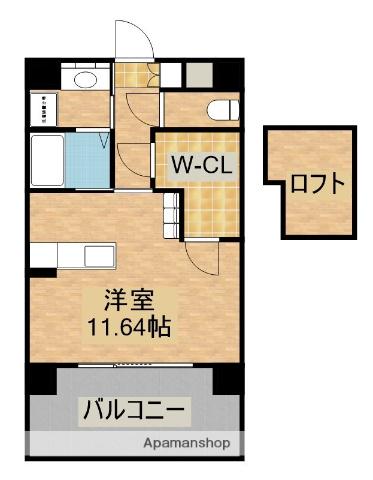 ALTE MEISTER VIORA(ワンルーム/7階)の間取り写真