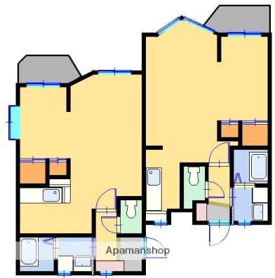 ジョイス(1LDK/1階)の間取り写真