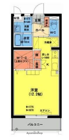 GRACE COURT TMO(ワンルーム/1階)の間取り写真