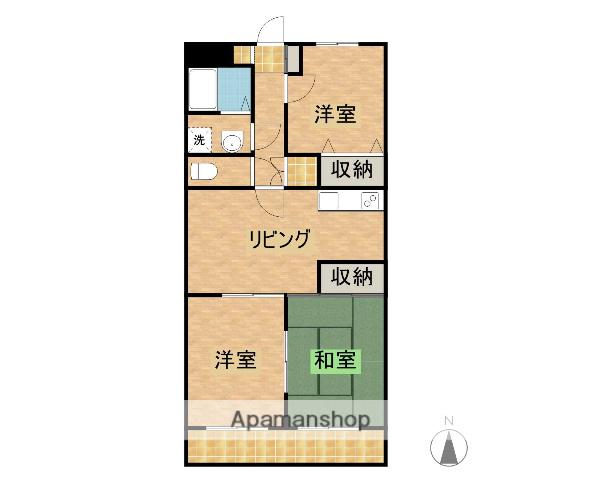 ユーミーハイツ(3LDK/3階)の間取り写真