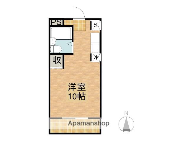 LUCE (ワンルーム/3階)の間取り写真