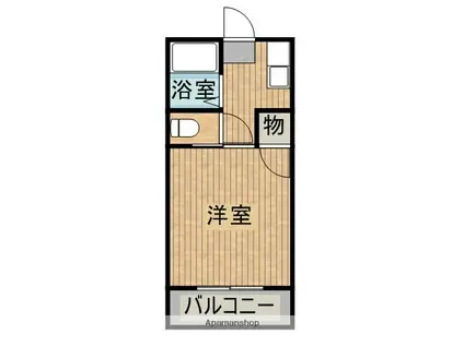 エレファントマンション8(1K/2階)の間取り写真