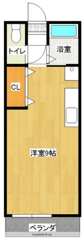 あいらんど宮丸(ワンルーム/1階)の間取り写真
