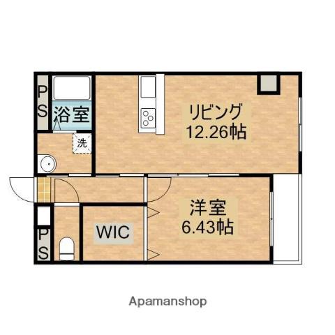 マグノリアコート(1LDK/8階)の間取り写真