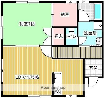 BRILLIA-(1LDK/2階)の間取り写真