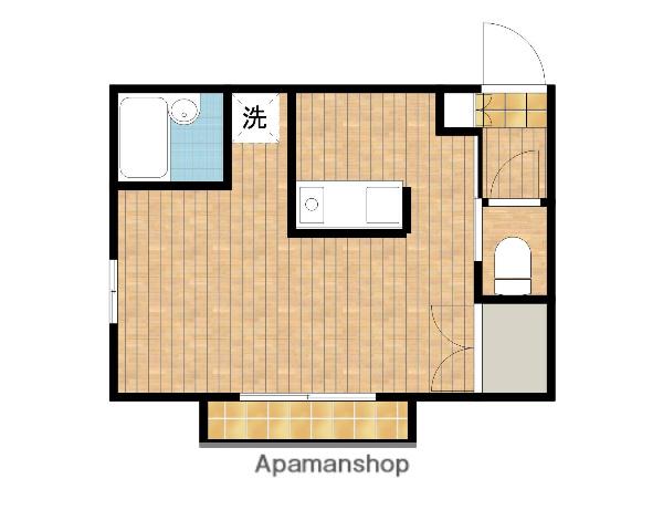 セレニティ川添A棟(ワンルーム/3階)の間取り写真