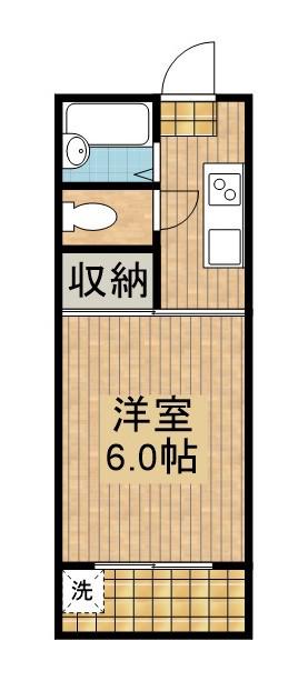 アイドルビル(1K/3階)の間取り写真