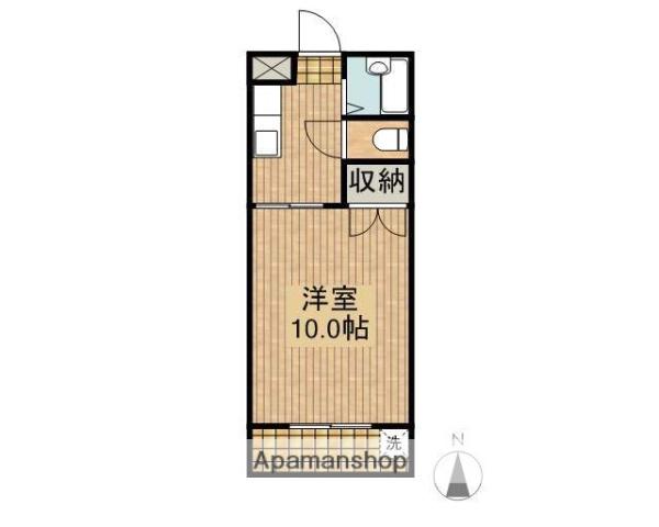 ステーションハイム(1K/5階)の間取り写真