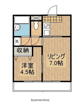 シティパーク(2K/3階)の間取り写真