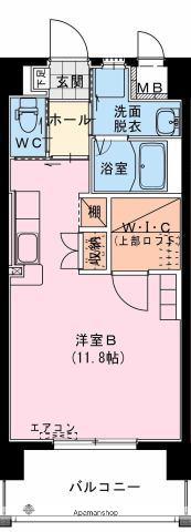 ラ・フォーレ清水(ワンルーム/4階)の間取り写真