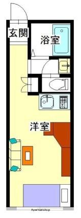 ウェルネスマンション神宮(ワンルーム/3階)の間取り写真