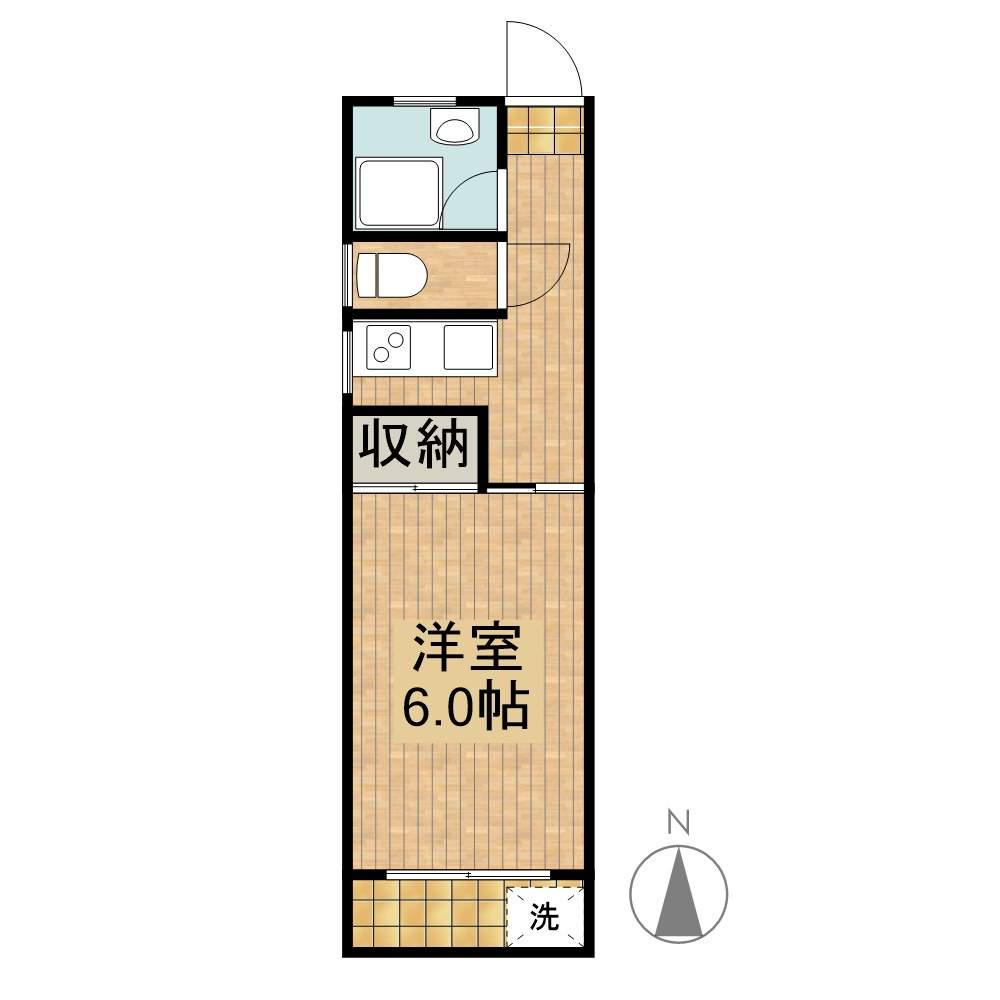 A-STEP清水(ワンルーム/3階)の間取り写真