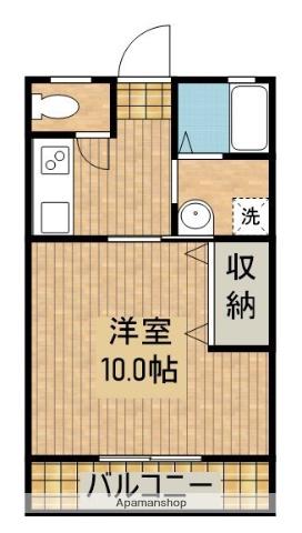 ルミナスハイツ(1DK/1階)の間取り写真