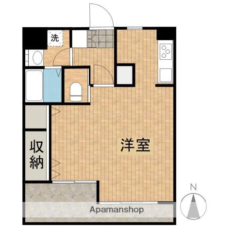 PLEJOUR原町(1K/2階)の間取り写真