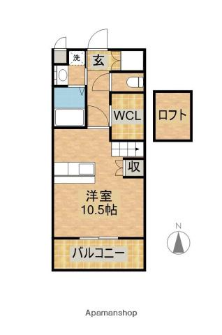 ALTE MEISTER RUKA(ワンルーム/4階)の間取り写真