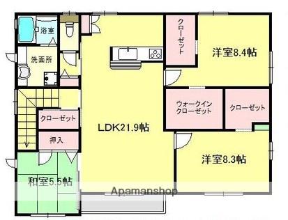 シャーメゾン大町(3LDK/2階)の間取り写真