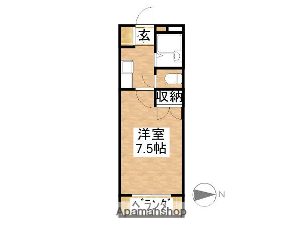 コスタ吉村(1K/3階)の間取り写真