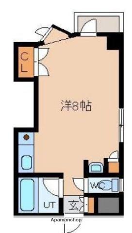 ASTEEQ(ワンルーム/6階)の間取り写真