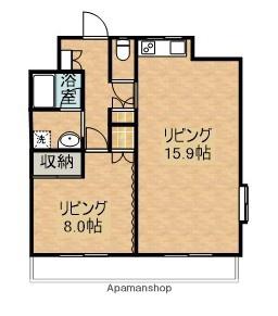 第2共栄レジデンス(1LDK/2階)の間取り写真