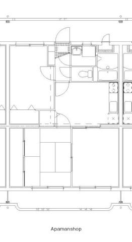 ユーミー旭(3DK/2階)の間取り写真