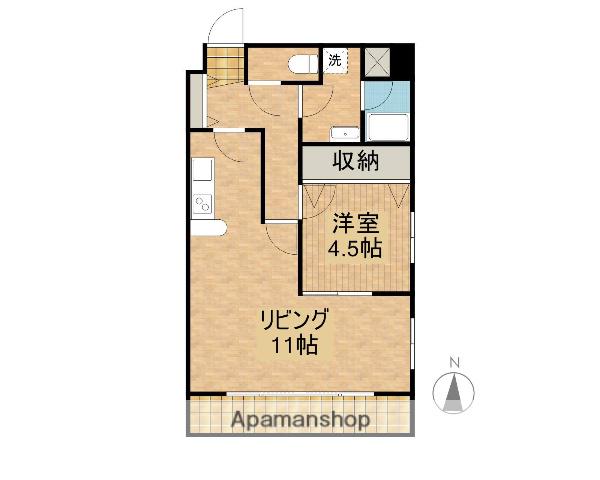 リエゾン(1LDK/6階)の間取り写真