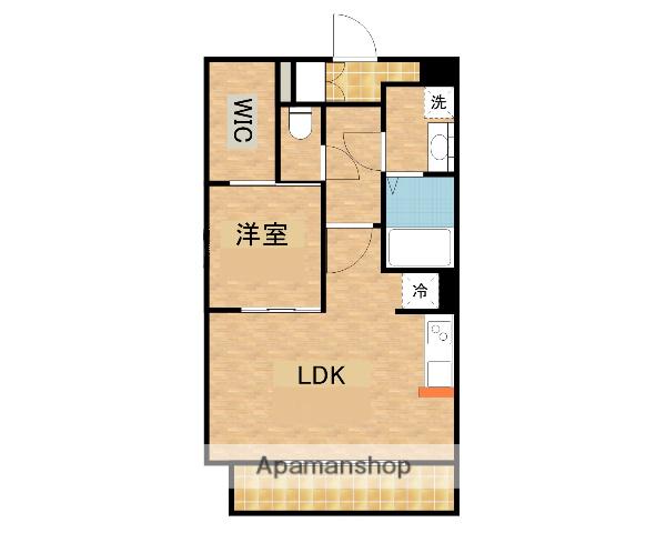 アムールソレオ(1LDK/3階)の間取り写真