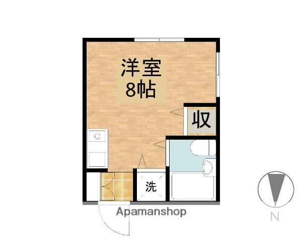 レジデンス33(ワンルーム/2階)の間取り写真