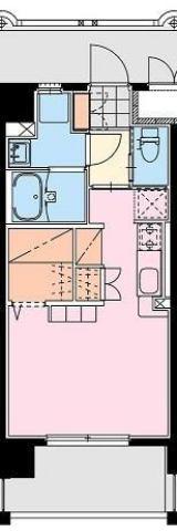 ルオーゴ(ワンルーム/5階)の間取り写真