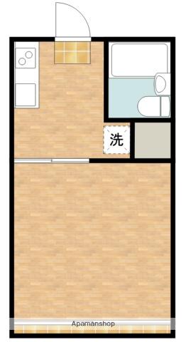 やなぎハイツ(1K/2階)の間取り写真