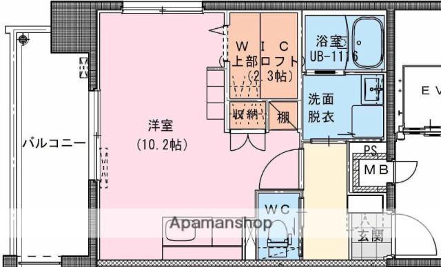 RIVIERE CHAMP 宮田町(ワンルーム/5階)の間取り写真