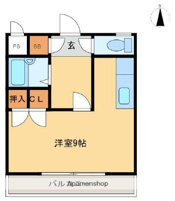 パークコート大塚(ワンルーム/5階)の間取り写真