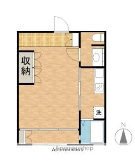 メゾン・ラフィーネ(ワンルーム/2階)の間取り写真