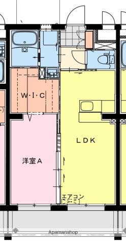 昭栄町NKマンション(1LDK/4階)の間取り写真