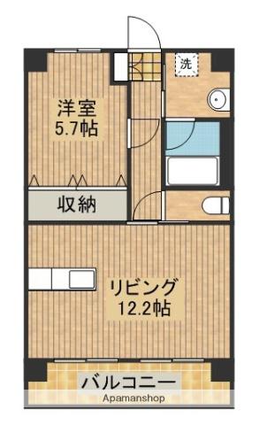 ALTEMEISTER BRILANTE(1LDK/3階)の間取り写真