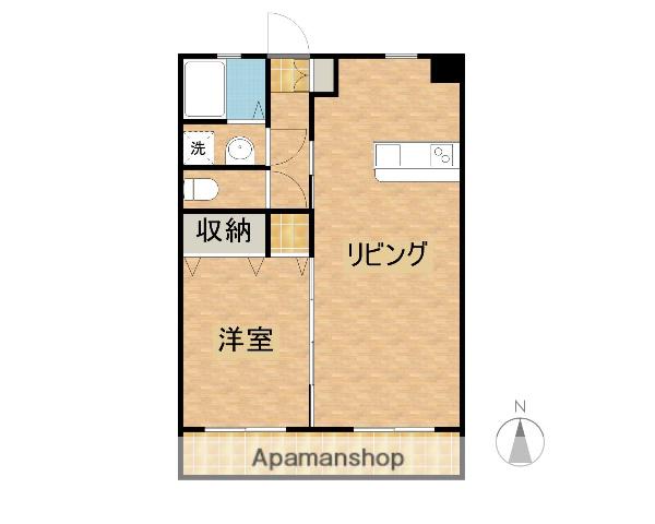 サンフォーラス(1LDK/3階)の間取り写真