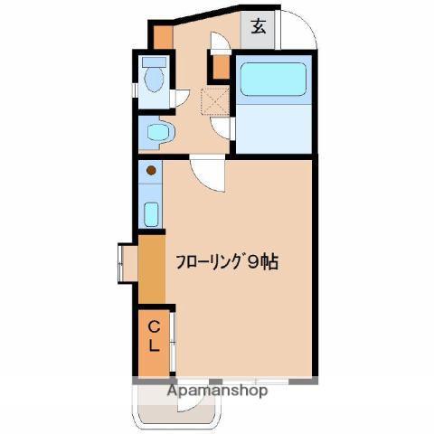 マトリクス(ワンルーム/5階)の間取り写真